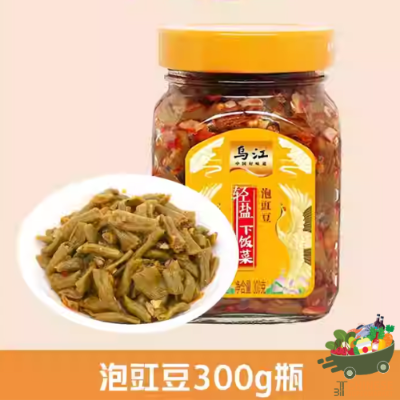 乌江泡豇豆轻盐下饭菜(ถั่วฟักยาวหั่นดอง)