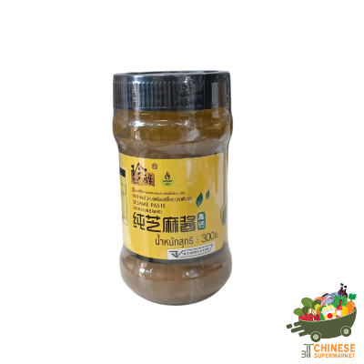 珍静 纯芝麻酱 (ซอสงาล้วนฝาดำ ตราเจินฉุน)