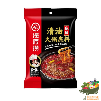 清油火锅底料 (ไหตีเลาหัวน้ำซุปรสหมาล่า)