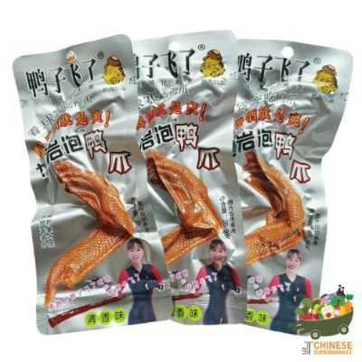龙岩泡鸭爪清香味一包 (ตีนเป็ดดองพริก) - 26G.