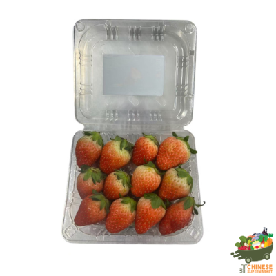 韩国草莓🍓每盒(สตอเบอร์รี่ เกาหลีป้ายขาว 250g.) - กล่อง