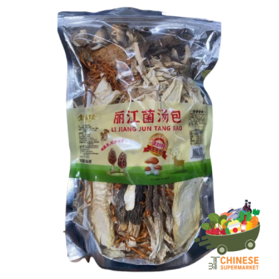 丽江菌汤包 一包 / ชุดตุ๋นรี่เจียง - 416G