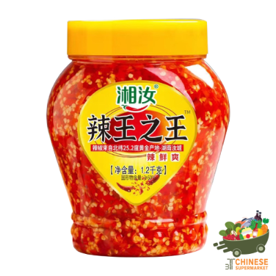 นํ้าพริกดองแดง / 军杰辣王一瓶 1.2KG