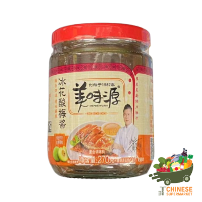 น้ำจิ้ม บ๊วย / 美味源冰花酸梅酱 270g一瓶