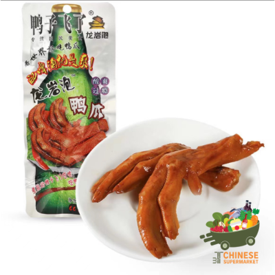 ขาเป็ดรสเปรี้ยวเผ็ด / 龙岩泡鸭爪酸辣味一包 - 26G