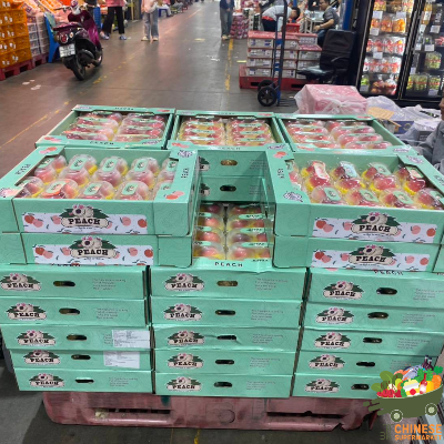 特选水蜜桃🍑X10盒一箱(พีชขาวจีน 2ลูกx10) - ลัง