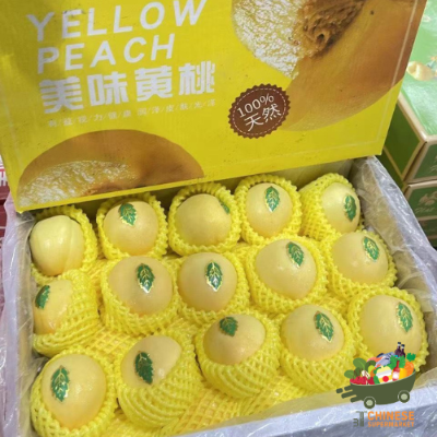 特选美味黄桃铢每公斤铢เนคทารีนสีเหลือง(กก.)