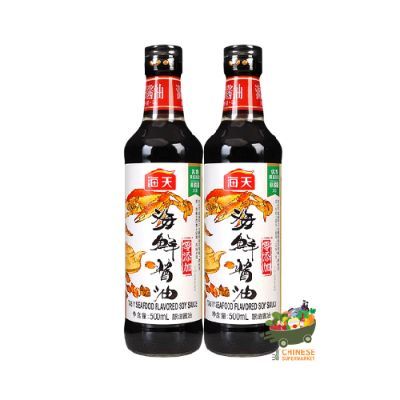 海天海鲜酱油 (ซีอิ๊วขาวสำหรับซีฟู๊ด)