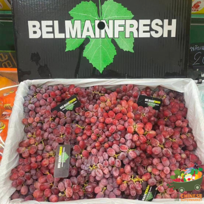 澳大利亚🇦🇺脆甜无籽红葡萄🍇8半箱องุ่นแดงไร้เมล็ดคิมสันออสเตรเลีย(ครึ่งลัง)