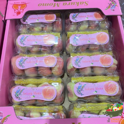 中国🇨🇳特选蟠桃🍑10盒一箱พีชโดนัทจากจีน(ลัง)