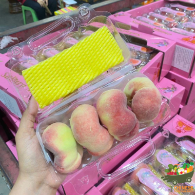 中国🇨🇳特选蟠桃🍑10盒一箱พีชโดนัทจากจีน(แพ็ค)