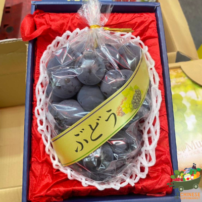日本🇯🇵温室黑金刚一盒องุ่นดำ Nagano purple(กล่อง)