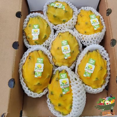 厄瓜多尔🇪🇨燕窝果6-7一个一箱แก้วมังกรเหลืองพิทาฮาย่า - ลัง
