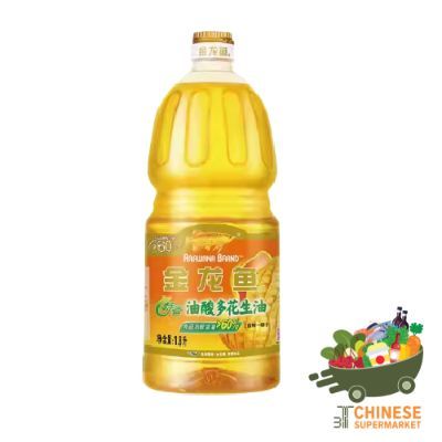 金龙鱼花生油 (น้ำมันถั่วลิสง ตราปลามังกร)