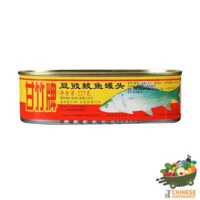 豆豉鲮鱼罐头 (ปลากระป๋องเต้าซี้ ตรากันจู๋)