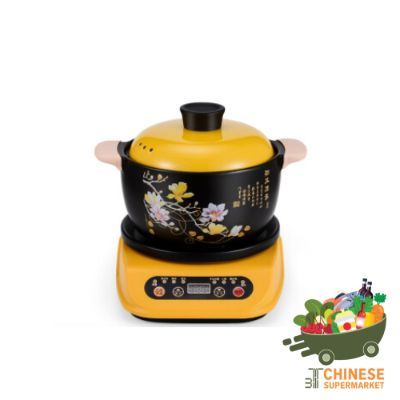 电炖陶瓷锅(หม้อดินไฟฟ้าฝาเหลือง)